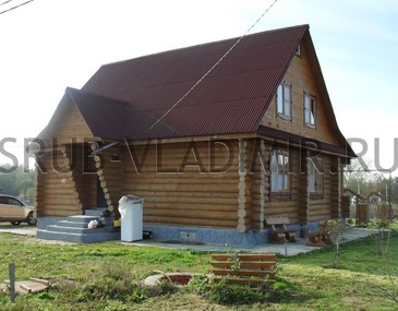 Дом с верандой и крыльцом, срок строительства 2 месяца, Деревня Ибердус, Рязанская область